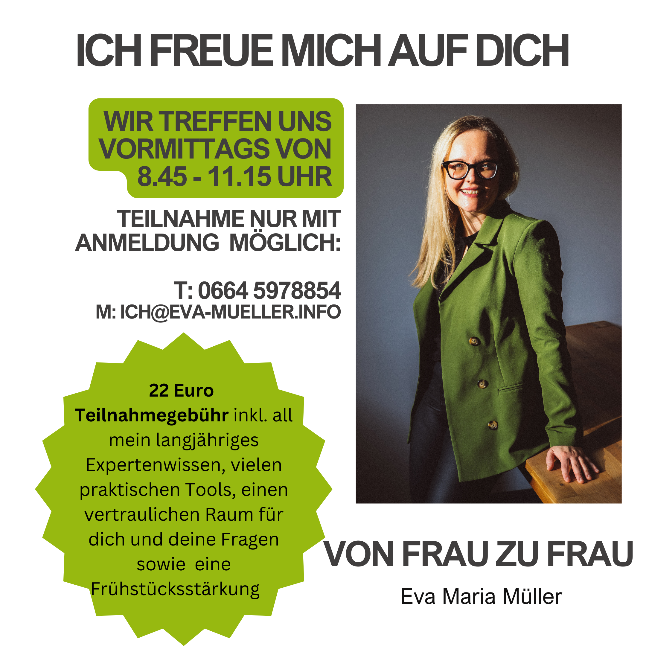 Mama-Business-Frühstück mit Eva Maria Müller in Villach